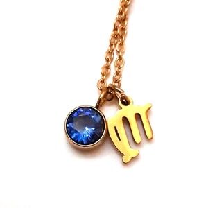 Virgo Lapis Lazuli Gemstone Necklaces